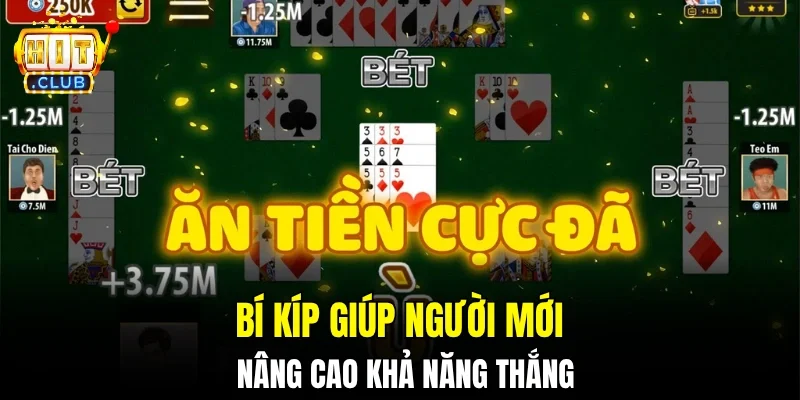 Bí kíp giúp người mới nâng cao khả năng thắng